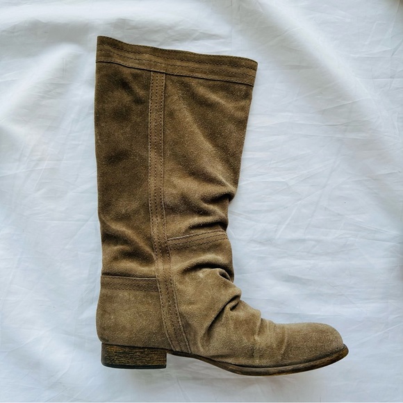 Bullboxer taupe brown suede tall boots size Eur 40, US 10 - Picture 9 of 12